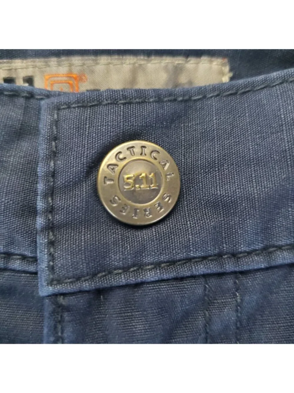 5.11 Tactical Pants Mens 36x34 Navy Blue Cargo Pocket Ripstop Workwear *Read*